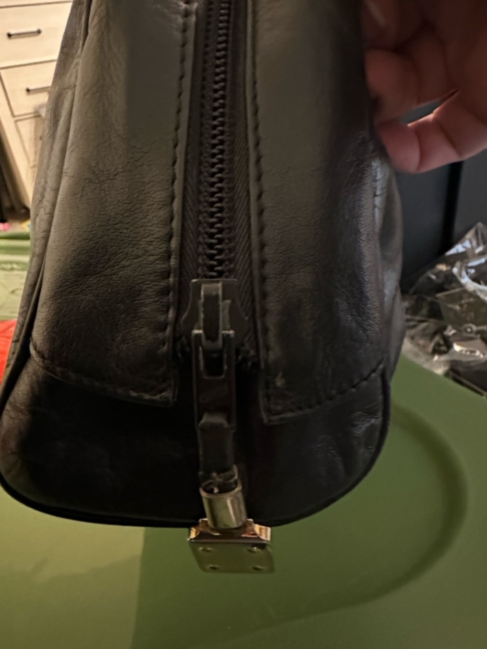LOEWE Leather Travel bag - Black - Picture 3 of 9